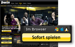 Poker ohne Download und Installation bei bwin